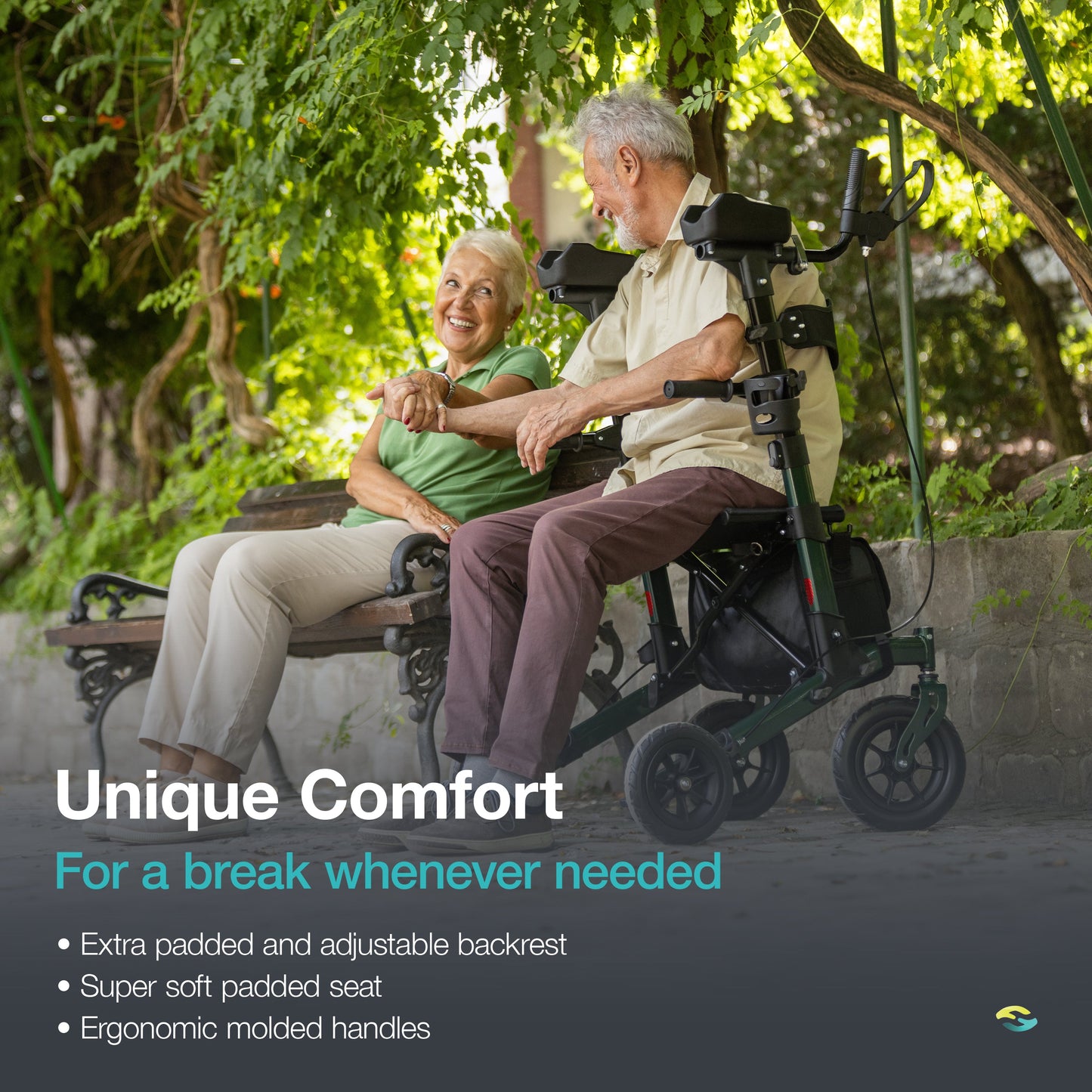 Outdoor Arthritis Rollator Comfortability - Rollator, walker and Wheelchairs Australia