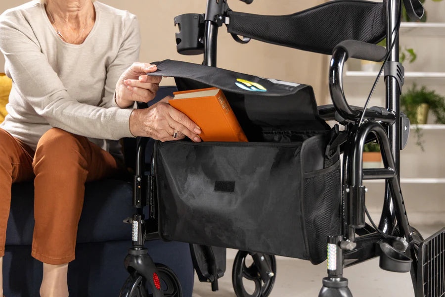 Helavo 2-in-1 Rollator & Wheelchair Combo Image 3 - Rollator and Wheelchairs Australia