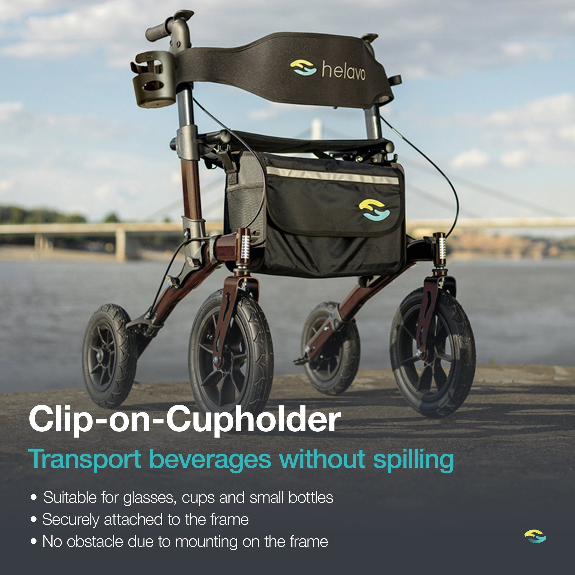 Helavo Outdoor Rollator Usability 1 Keypoints - Rollator and Wheelchairs Australia