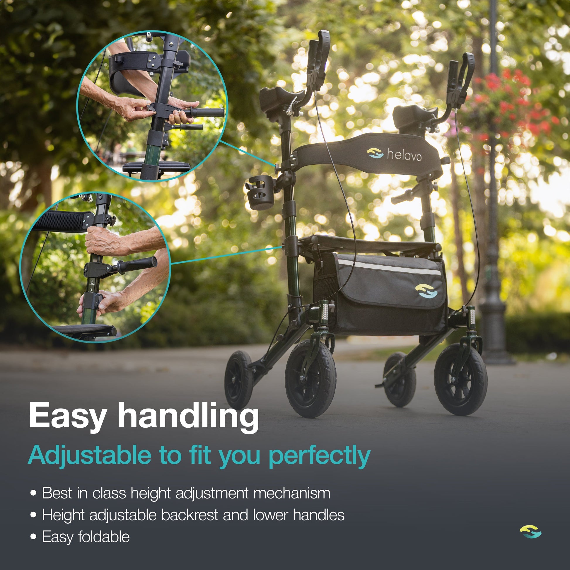 Outdoor Arthritis Rollator Handling - Rollator, walker and Wheelchairs Australia